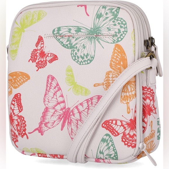 MultiSac North South Mini Zip Around Crossbody Bag - Picture 3 of 9